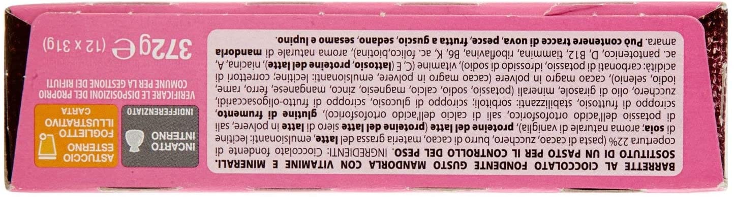 PESOFORMA BARRETTE CUORE MANDORLA 372 G