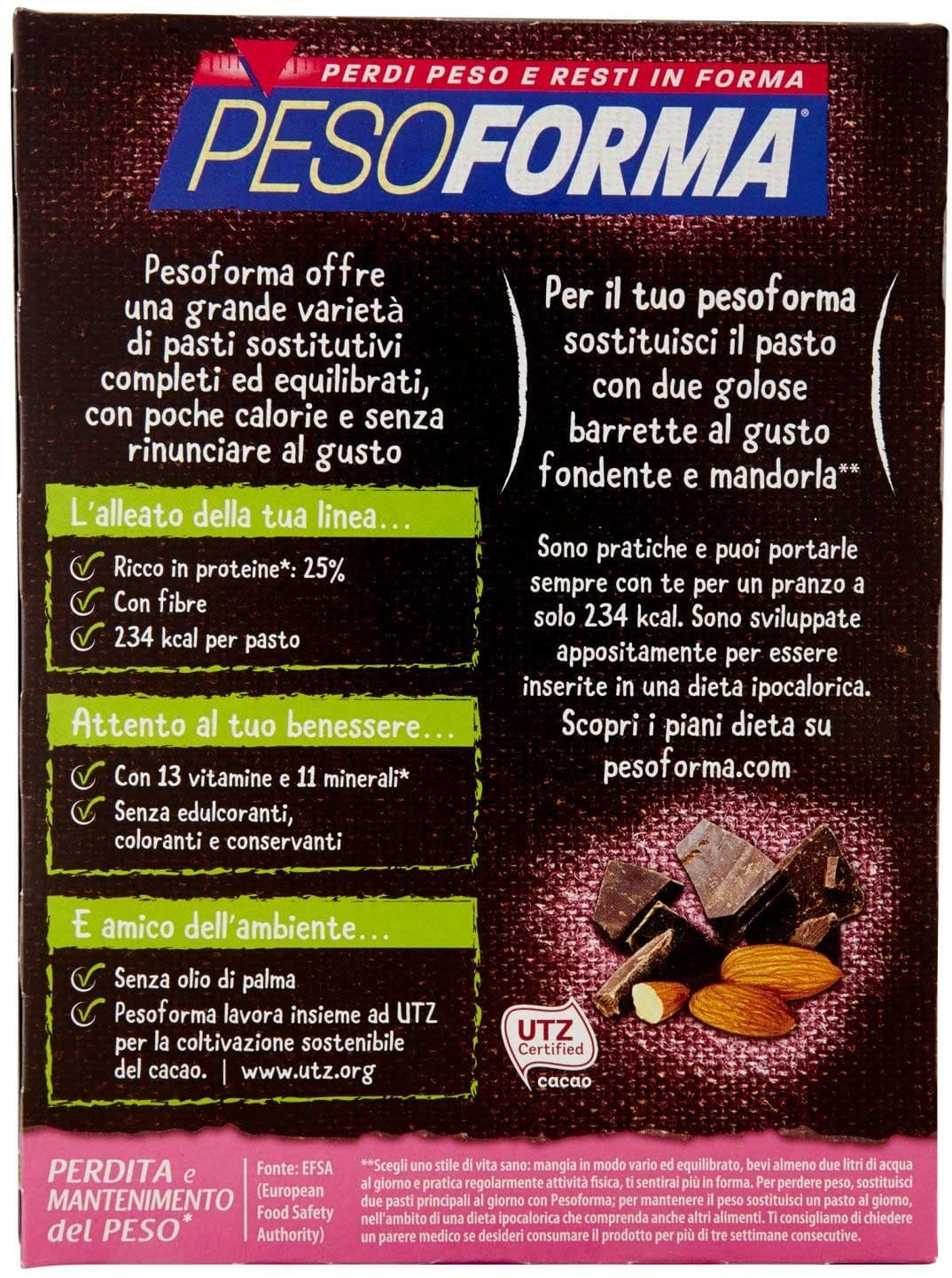 PESOFORMA BARRETTE CUORE MANDORLA 372 G