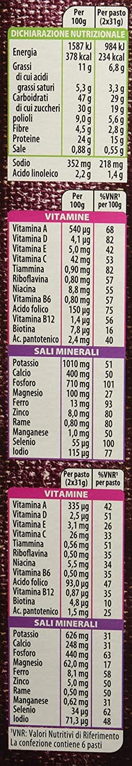 PESOFORMA BARRETTE CUORE MANDORLA 372 G