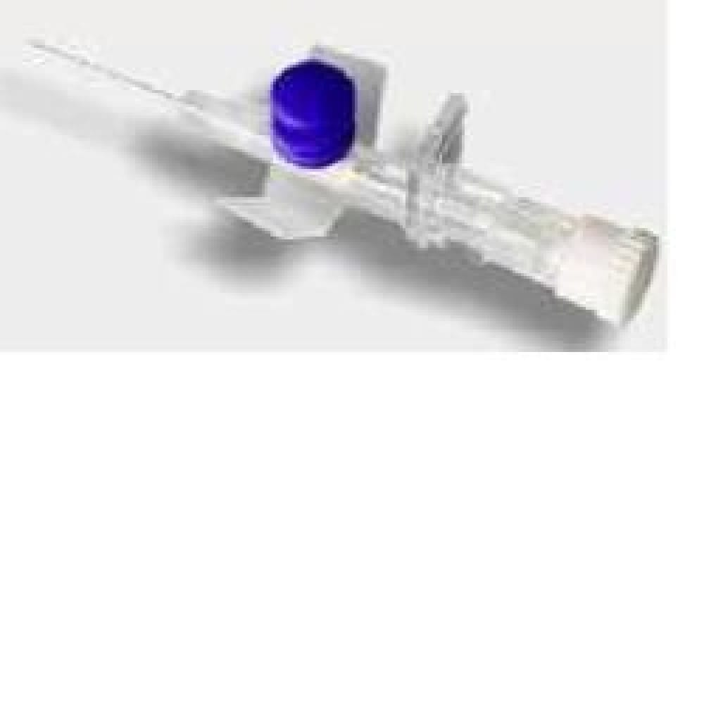 Ago Cannula 2 Vie G22 Blu con Alette, sterile 0,90x25mm