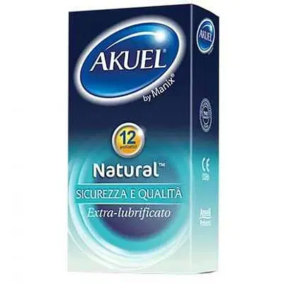 PROFILATTICO ANSELL AKUEL BY MANIX NATURAL B 12 PEZZI PROFILATTICO ANSELL AKUEL BY MANIX NATURAL B 12 PEZZI