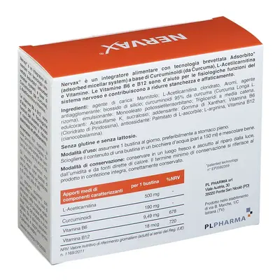 NERVAX 20 BUSTINE NERVAX 20 BUSTINE