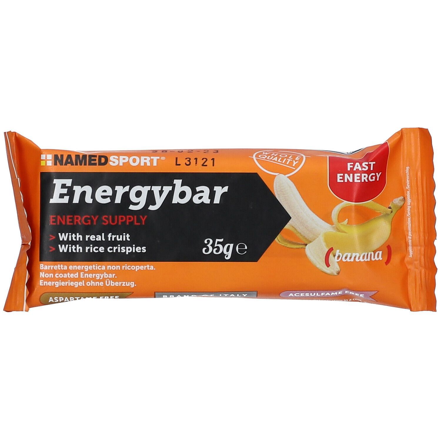 Energybar Banana Barretta 35 G