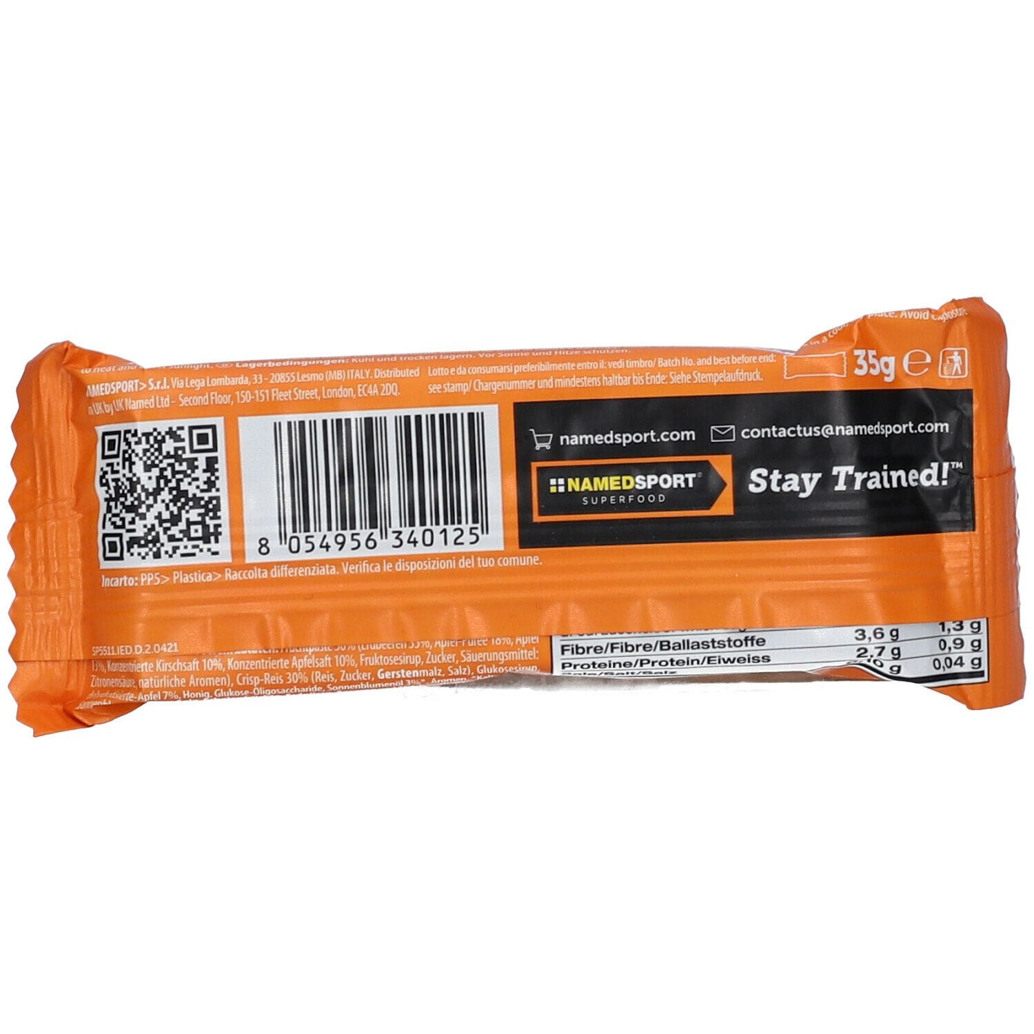 ENERGYBAR STRAWBERRY 35 G