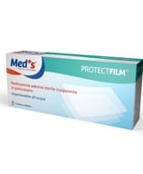 MEDS PROTECT FILM MEDICAZIONE POLIURETANO IMPERMEABILE ADESIVA 10 PEZZI