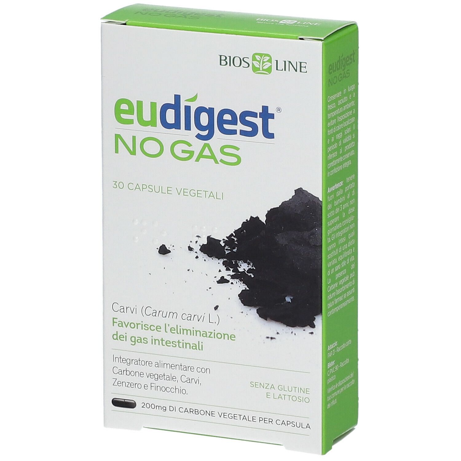 Eudigest No Gas 30 Capsule Vegetali