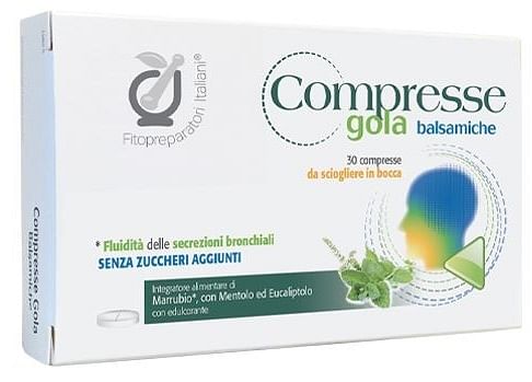 Fitopreparatori Italiani Compresse Balsamiche Gola 30 Compresse