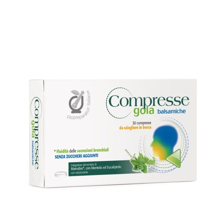 FITOPREPARATORI ITALIANI COMPRESSE BALSAMICHE GOLA 30 COMPRESSE