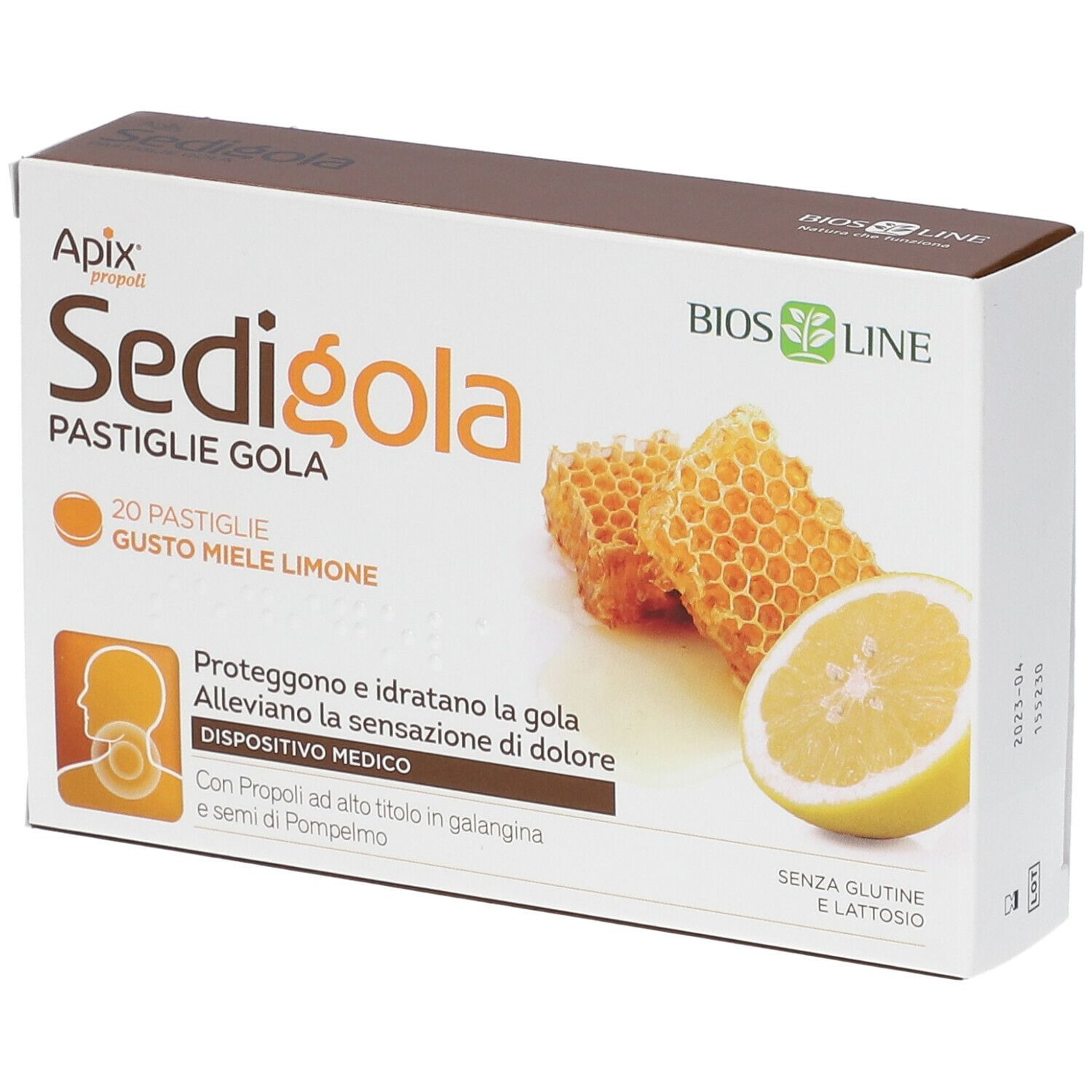 APIX PROPOLI SEDIGOLA MIELE LIMONE 20 PASTIGLIE