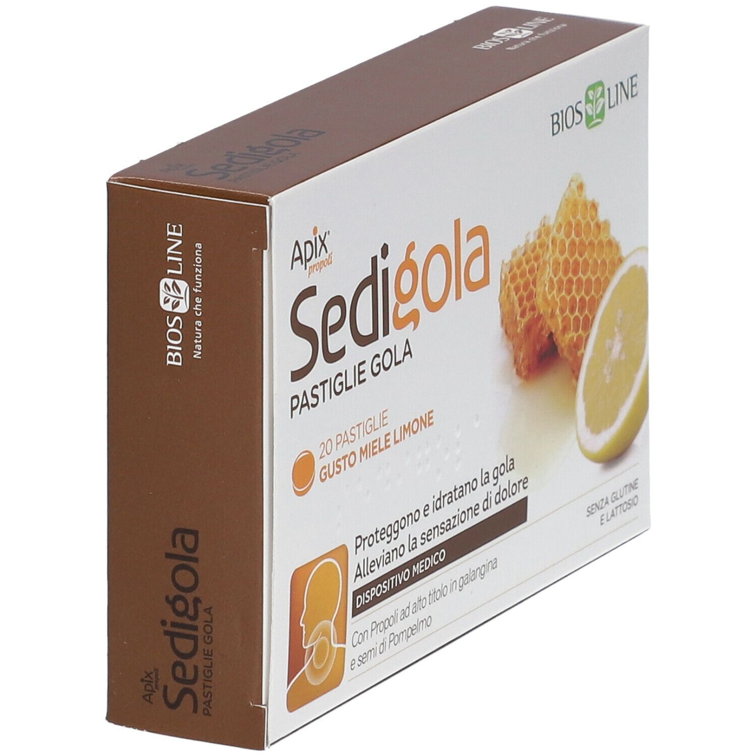 APIX PROPOLI SEDIGOLA MIELE LIMONE 20 PASTIGLIE