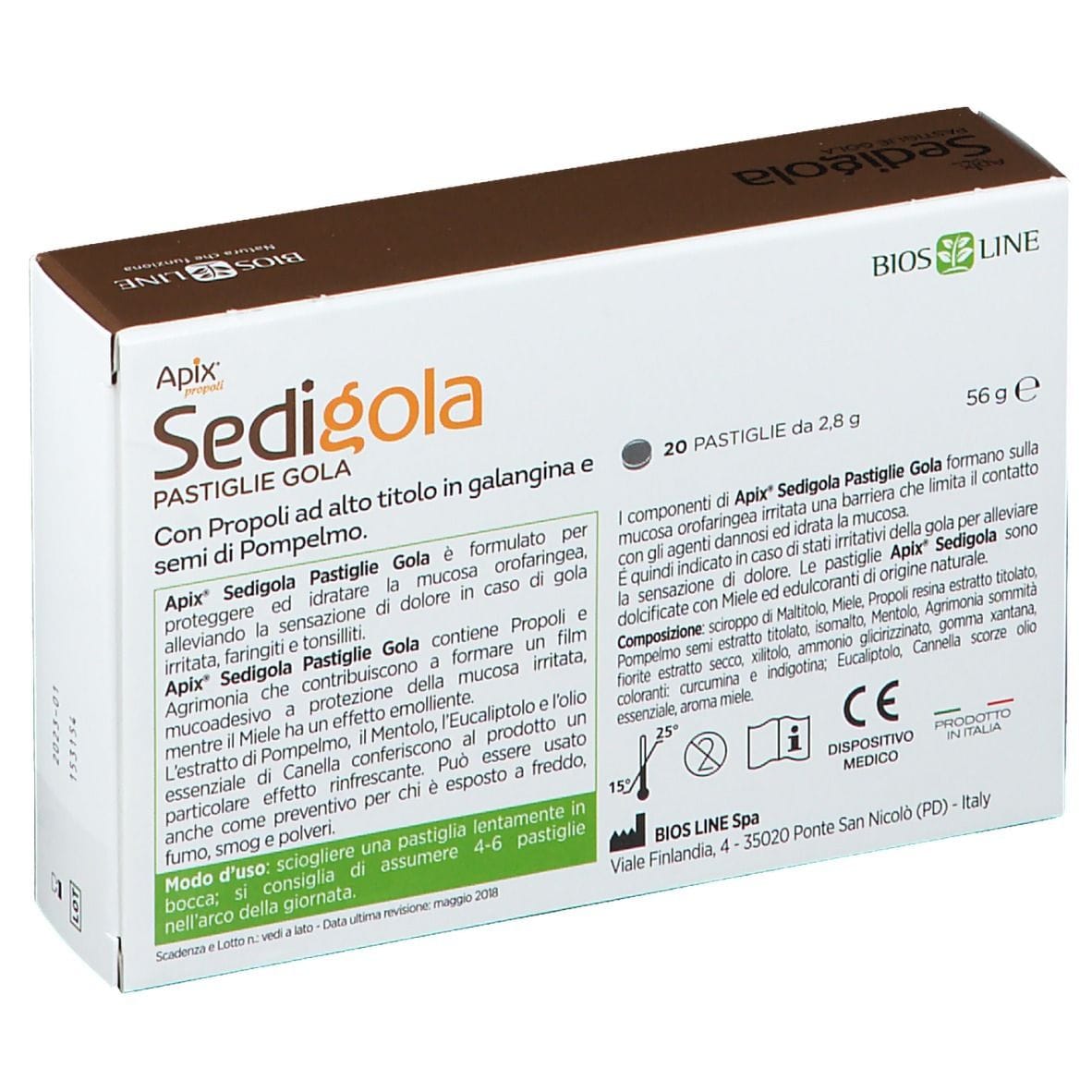 APIX PROPOLI SEDIGOLA MIELE EUCALIPTO 20 PASTIGLIE