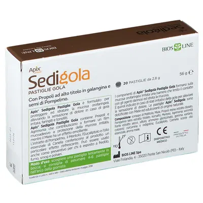 APIX PROPOLI SEDIGOLA MIELE EUCALIPTO 20 PASTIGLIE APIX PROPOLI SEDIGOLA MIELE EUCALIPTO 20 PASTIGLIE