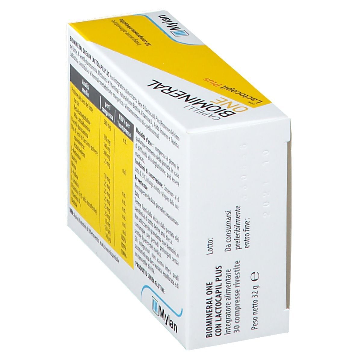 BIOMINERAL ONE LACTOCAPIL PLUS 30 COMPRESSE