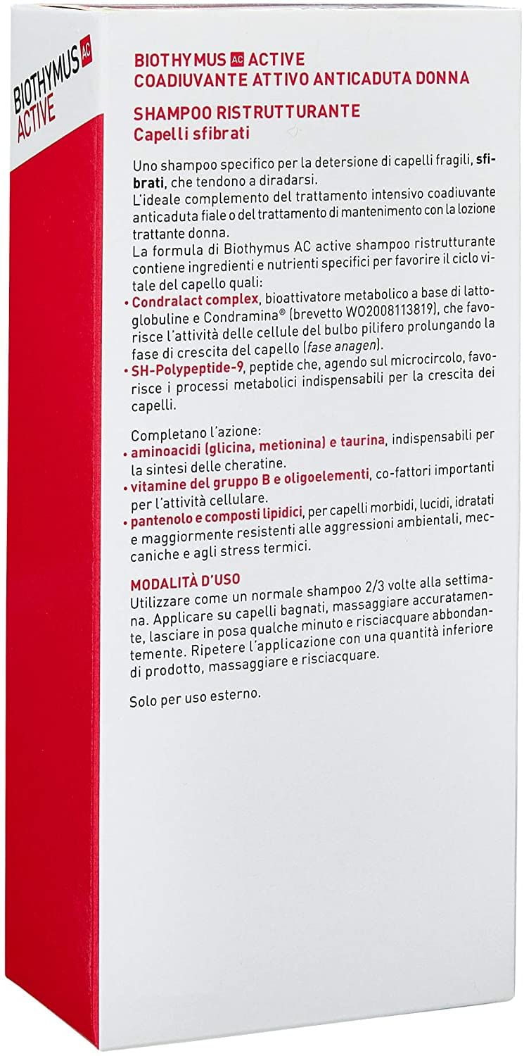 BIOTHYMUS AC ACTIVE SHAMPOO RISTRUTTURANTE DONNA 200 ML