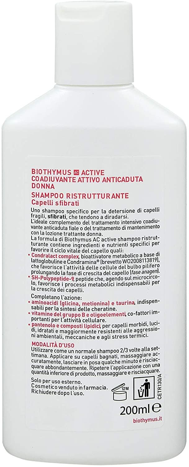 BIOTHYMUS AC ACTIVE SHAMPOO RISTRUTTURANTE DONNA 200 ML