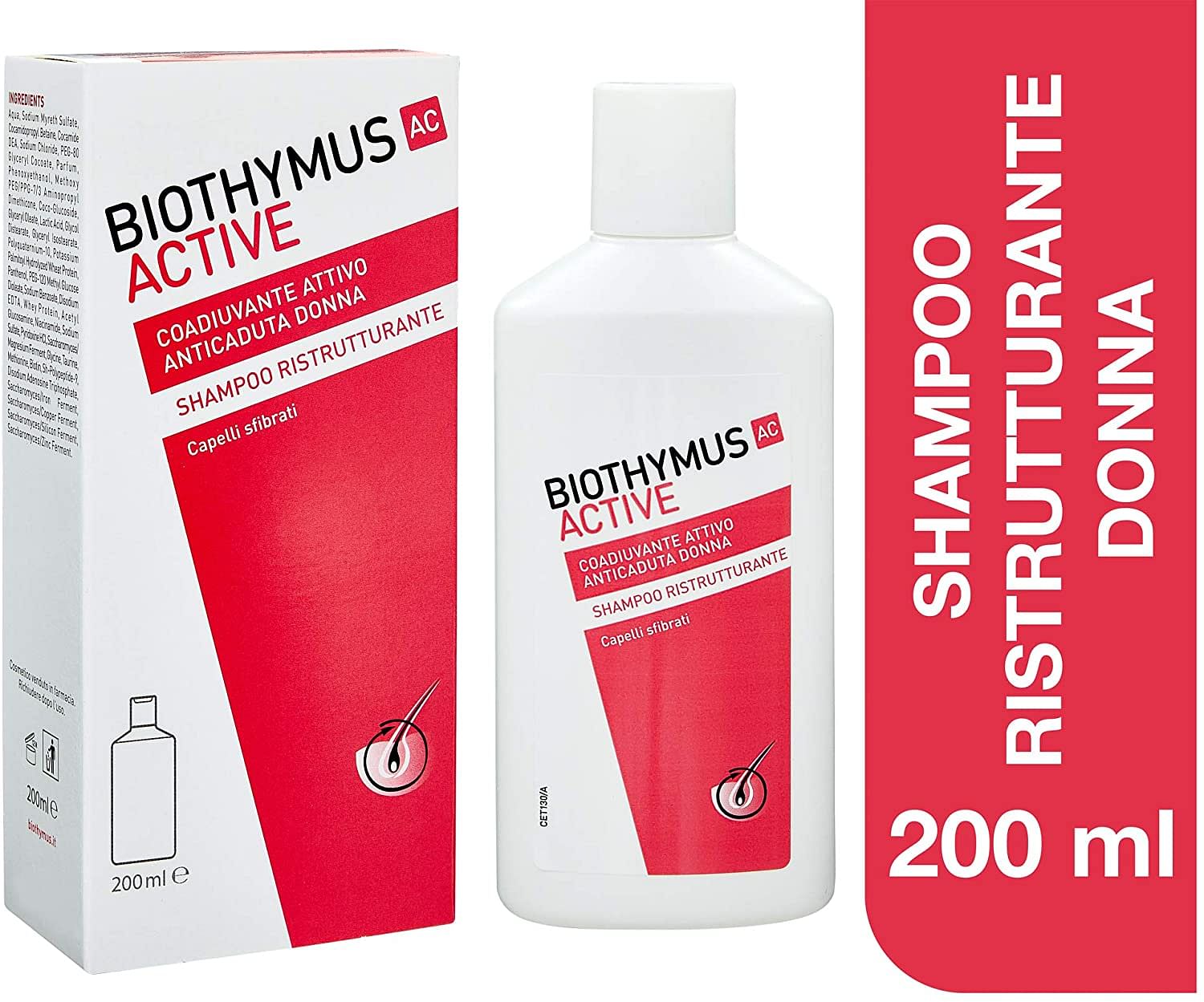 Biothymus Ac Active Shampoo Ristrutturante Donna 200 Ml