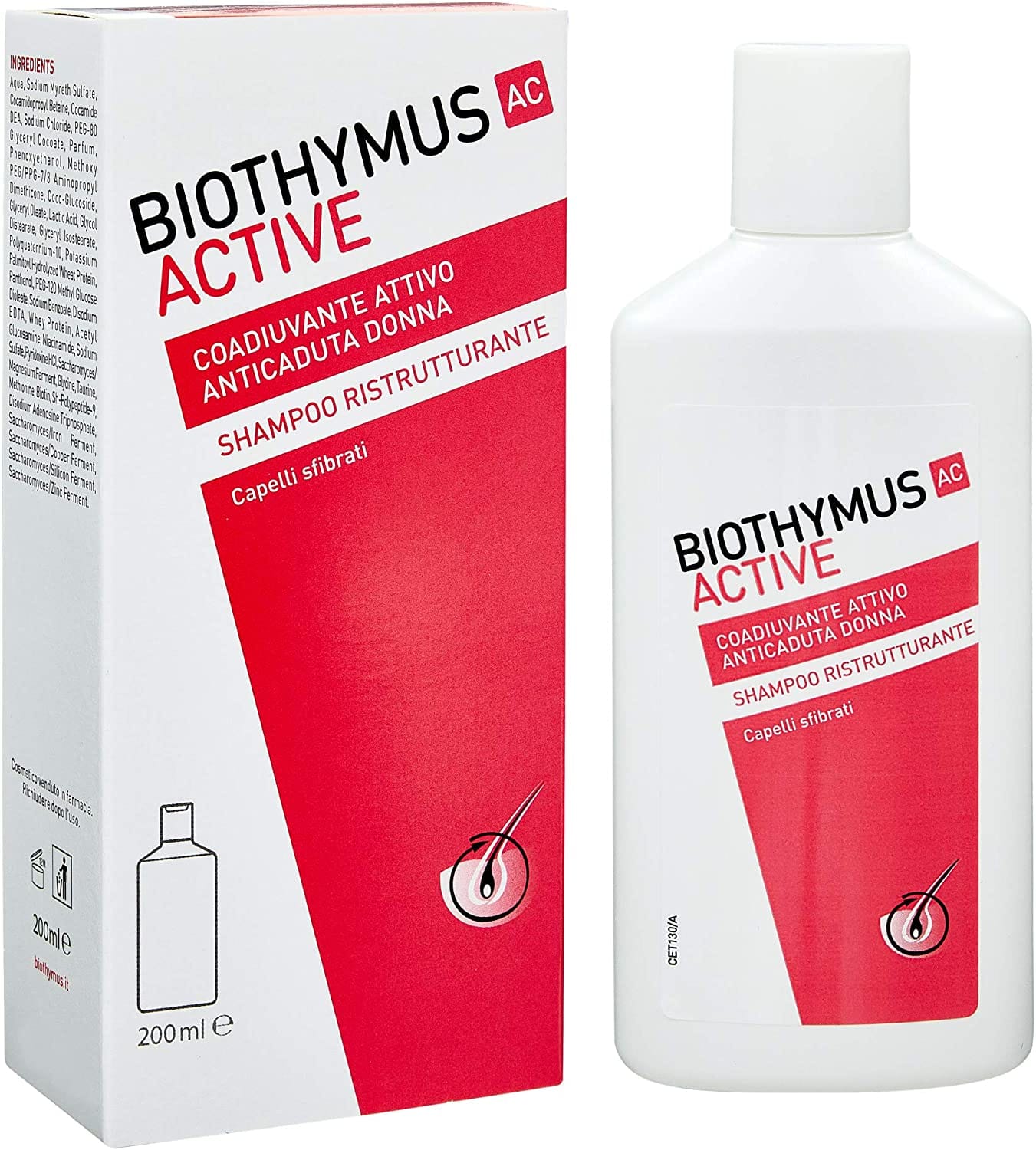 BIOTHYMUS AC ACTIVE SHAMPOO RISTRUTTURANTE DONNA 200 ML