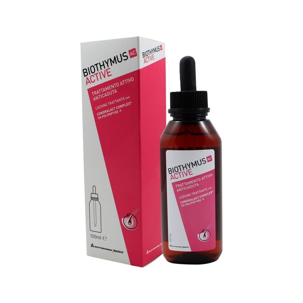 BIOTHYMUS AC ACTIVE TRATTAMENTO ATTIVO ANTICADUTA UOMO LOZIONE 100 ML