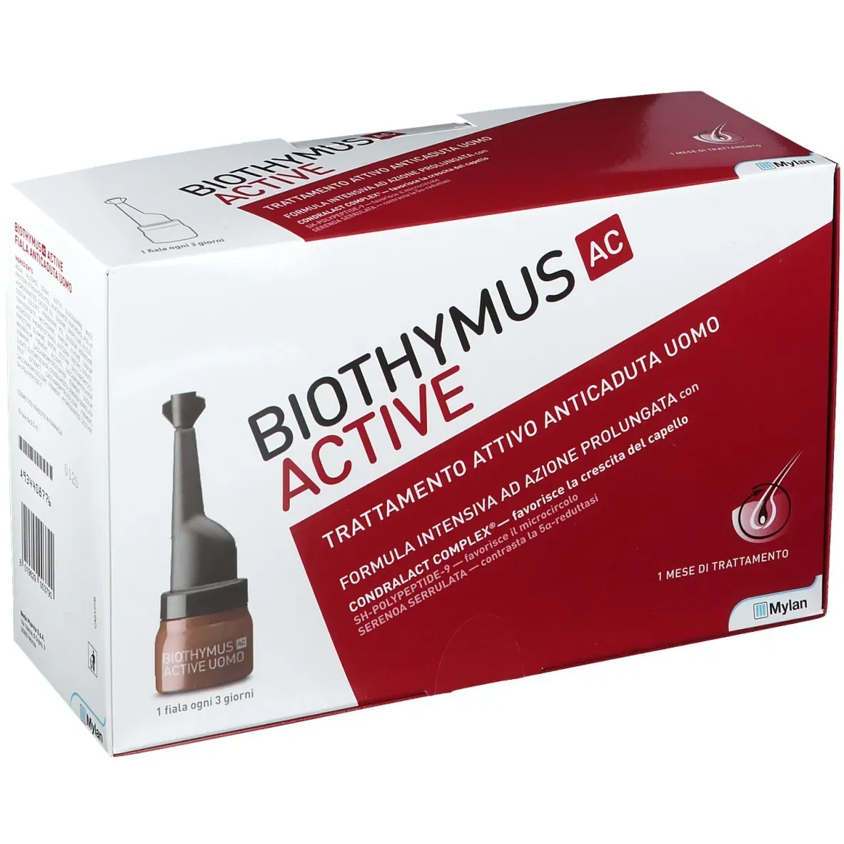 BIOTHYMUS AC ACTIVE TRATTAMENTO ATTIVO ANTICADUTA UOMO 10 FIALE 3,5 ML