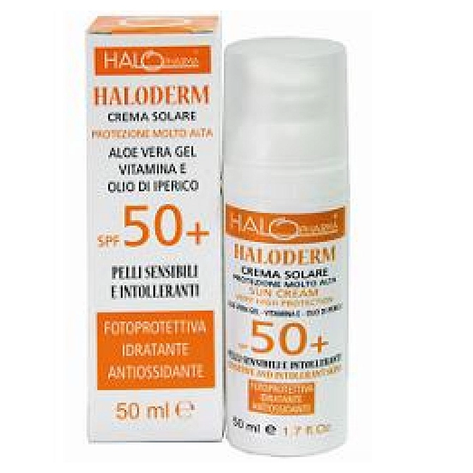 Haloderm Crema Solare Spf50+ Protezione Molto Alta 50 Ml