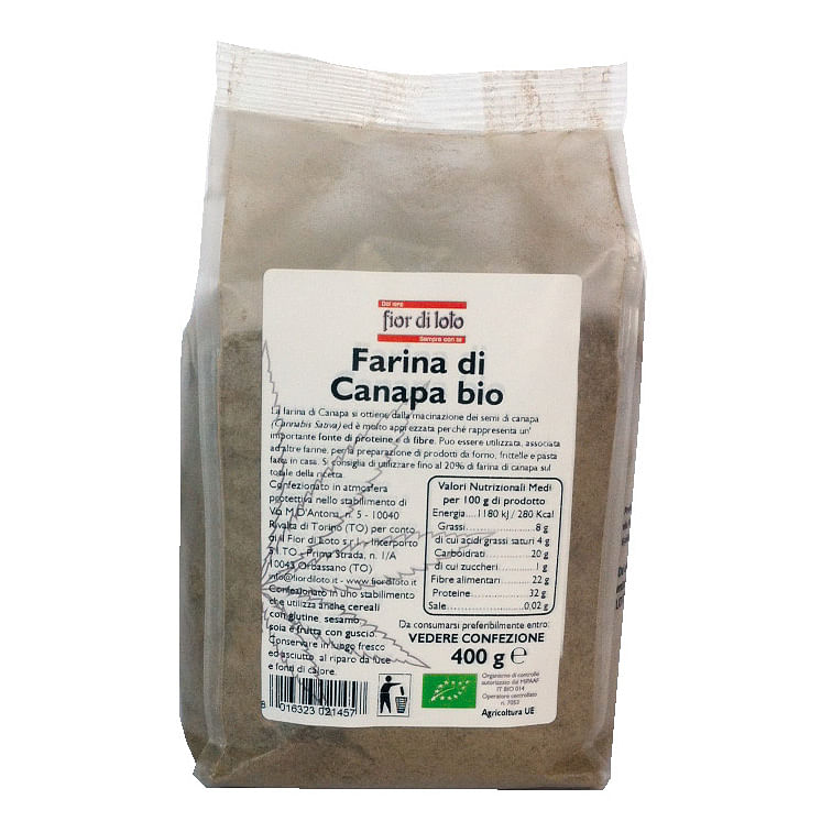 Farina Di Canapa Bio 400 G