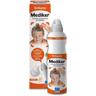 SCHIUMA ANTIPARASSITARIA ANTIPEDICULOSI MEDIKER 150ML SCHIUMA ANTIPARASSITARIA ANTIPEDICULOSI MEDIKER 150ML
