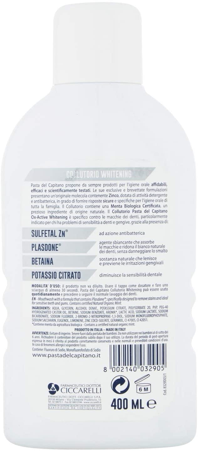 CICCARELLI COLLUTORIO WHITENING DENTI SENSIBILI 400 ML