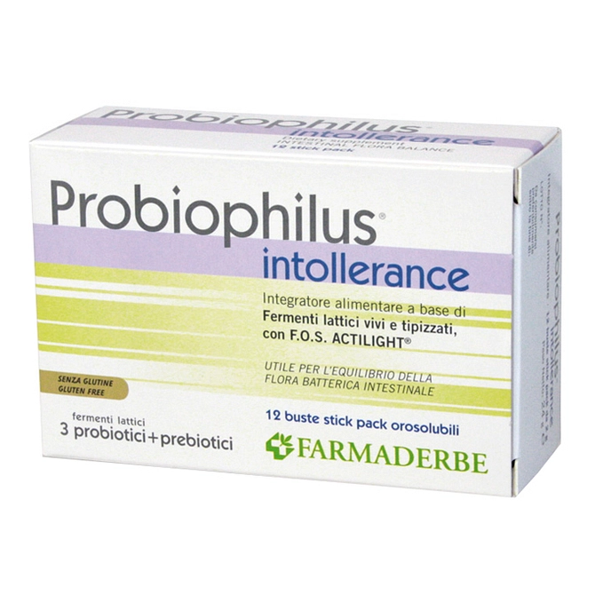 Probiophilus Intollerance 12 Buste