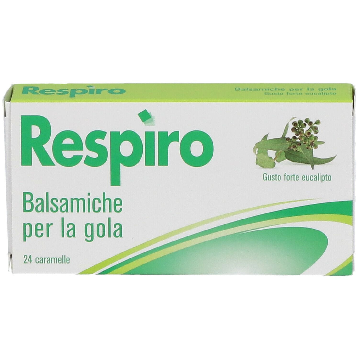 CARAMELLE BALSAMICHE PER LA GOLA RESPIRO GUSTO FORTE EUCALIPTO 24 PEZZI
