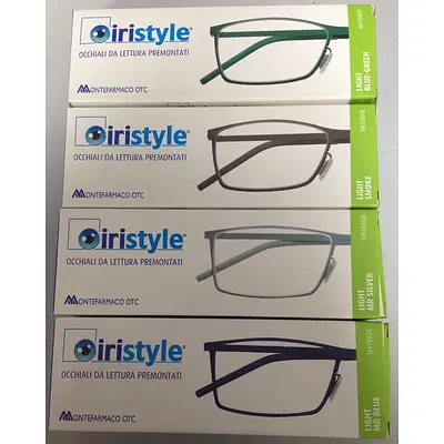 IRISTYLE OCCHIALI DA LETTURA PREMONTATI LIGHT SMOKE +1,00 DIOTTRIA IRISTYLE OCCHIALI DA LETTURA PREMONTATI LIGHT SMOKE +1,00 DIOTTRIA