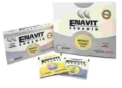 ENAVIT SUDAMIN BIFASICO 6 BUSTINE POLVERE + 6 BUSTINE GEL