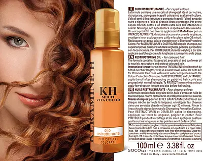 KERAMINE H MVC OLIO RISTRUTTURANTE 100 ML KERAMINE H MVC OLIO RISTRUTTURANTE 100 ML