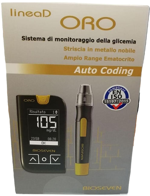 Linea D Oro Glucometro Kit