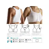 ORIONE 9651 REGGISENO MASTECTOMIA BIANCO M
