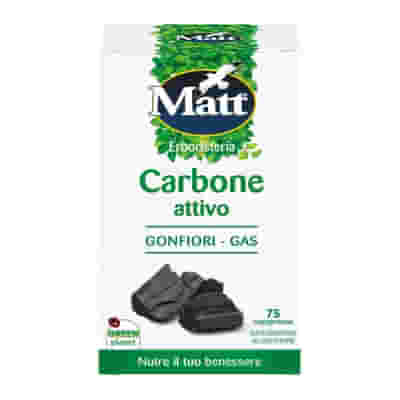 MATT ERBORISTERIA CARBONE ATTIVO 75 COMPRESSE