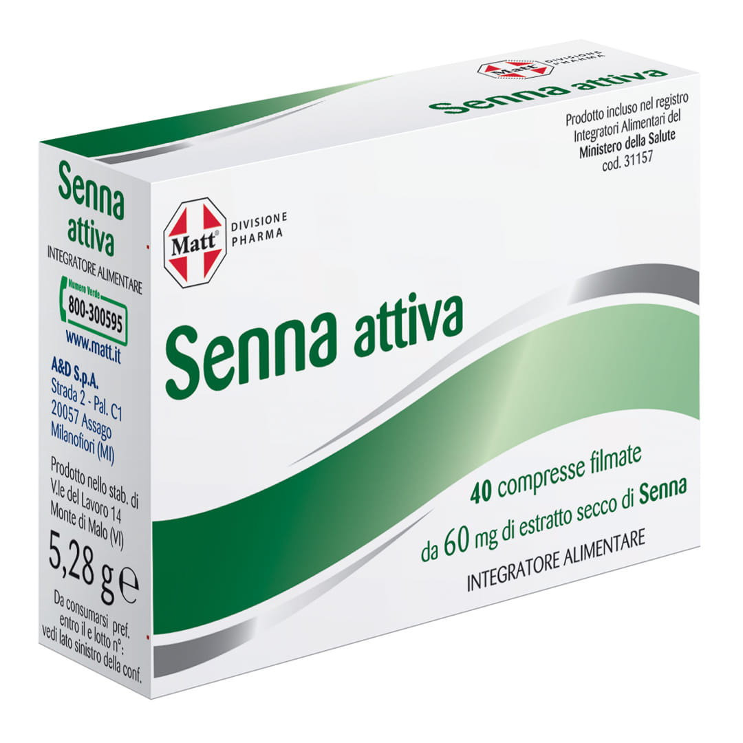 MATT DIVISIONE PHARMA SENNA ATTIVA 40 COMPRESSE