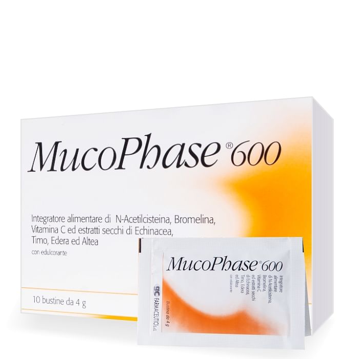 Mucophase 600 10 Bustine 40 G