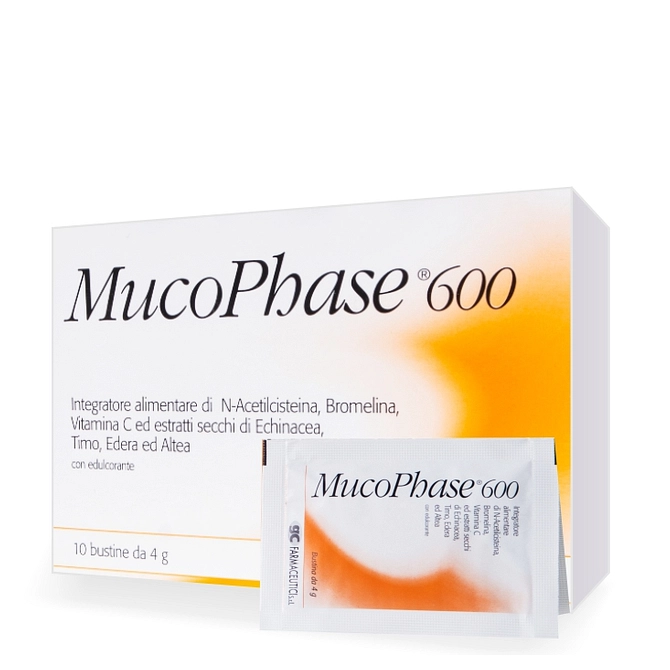 Mucophase 600 10 Bustine 40 G