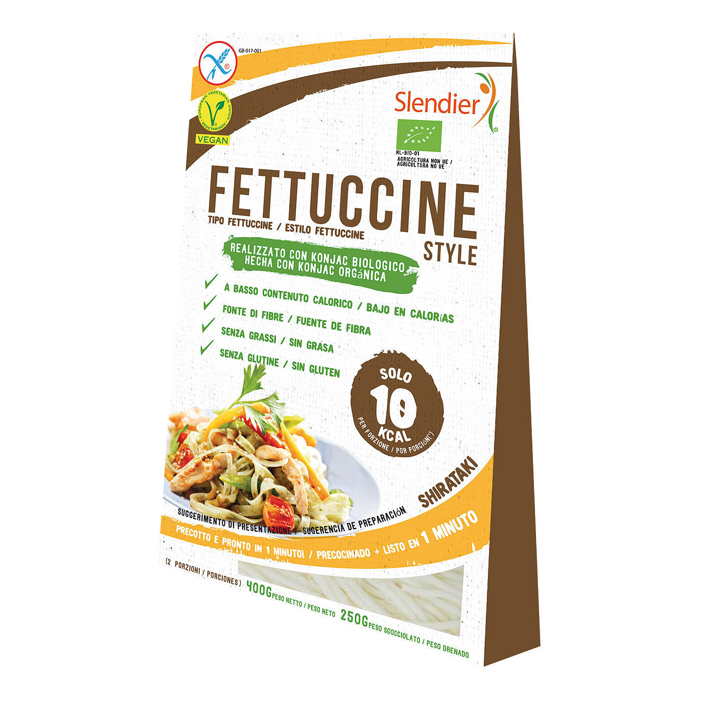 Shirataki Fettuccine Bio 250 G