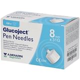 AGO PER PENNA DA INSULINA GLUCOJECT LUNGHEZZA 8 MM GAUGE 31 100 PEZZI