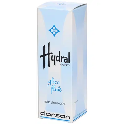 HYDRAL GLICO FLUID EMULSIONE ACIDO GLICOLICO 20% 150 ML HYDRAL GLICO FLUID EMULSIONE ACIDO GLICOLICO 20% 150 ML