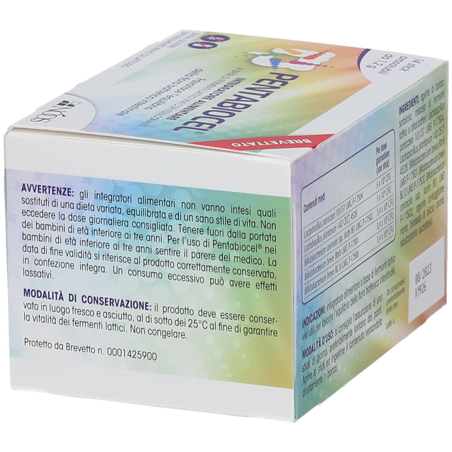 PENTABIOCEL 14 STICK GUSTO PANNA