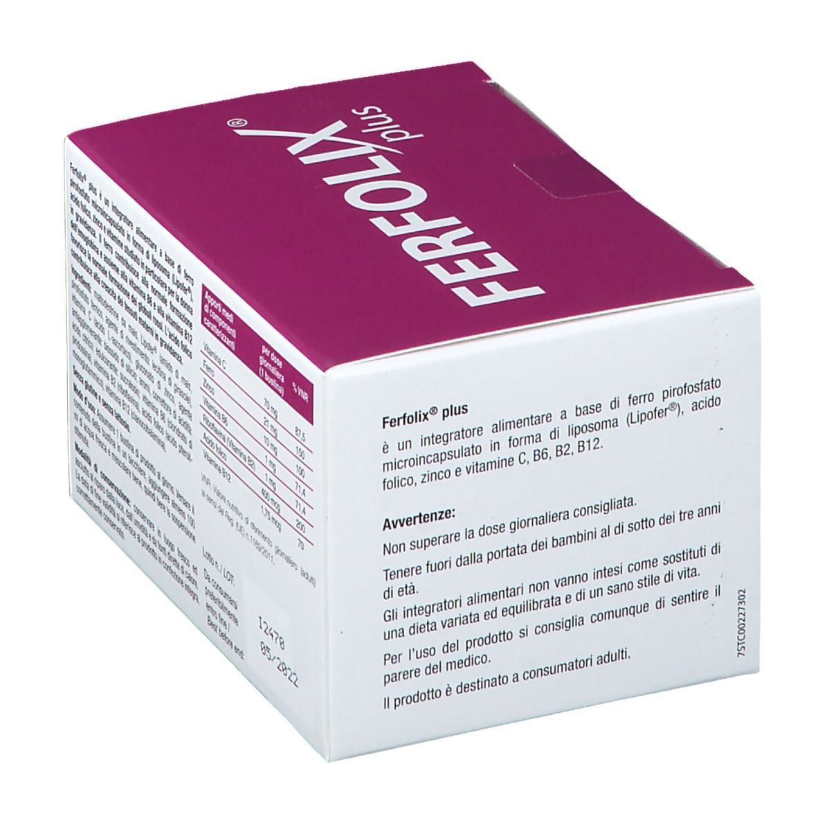 FERFOLIX PLUS 20 BUSTINE