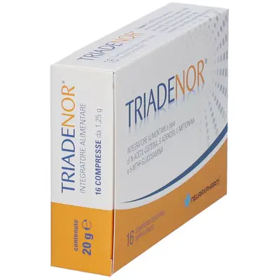 TRIADENOR 16 COMPRESSE 20 G TRIADENOR 16 COMPRESSE 20 G