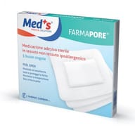 MEDICAZIONE MEDS FARMAPORE ADESIVA STERILE CM15X15 ASTUCCIO 5 PEZZI