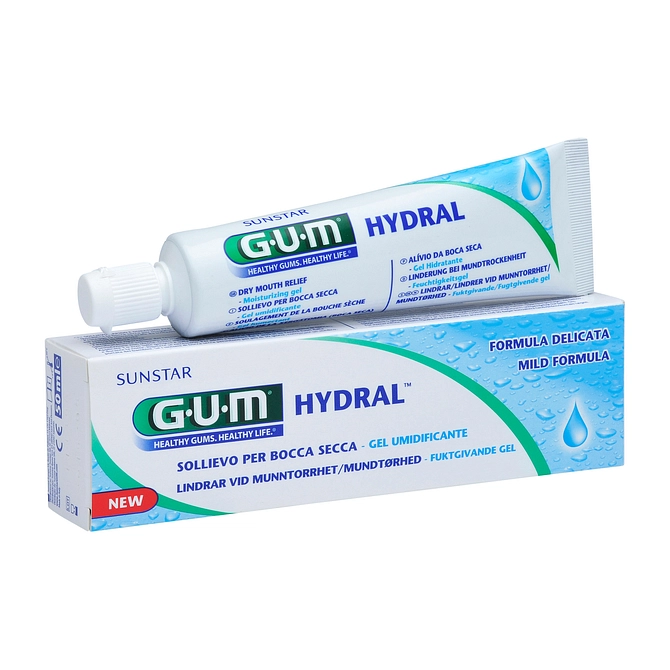 Gum Hydral Gel Idratante Per Bocca Secca 50 Ml