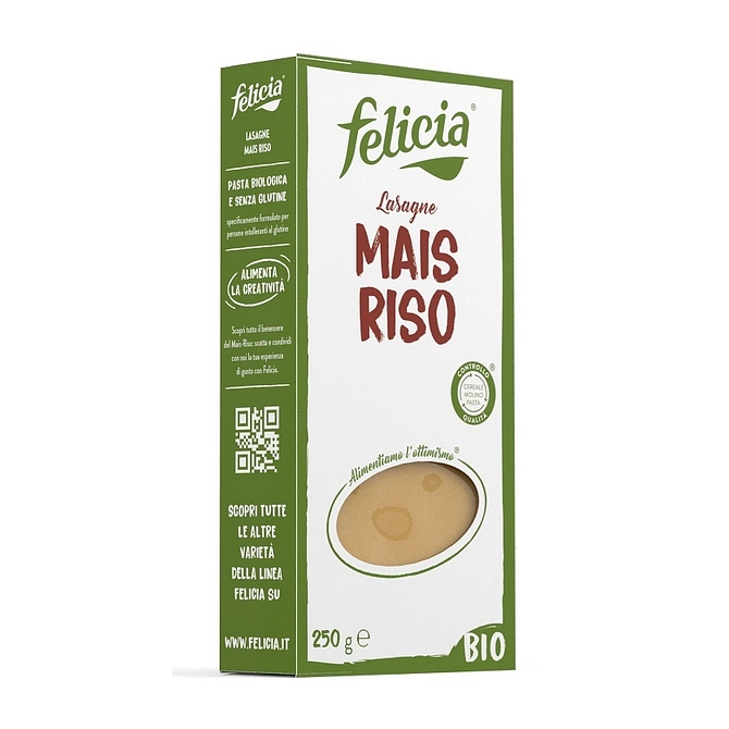 Felicia Pasta Biologica Mais/Riso Lasagne 250 G