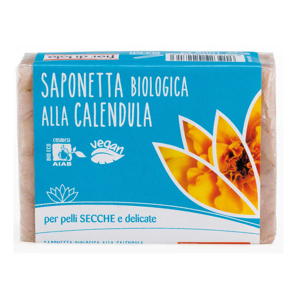 FIOR DI LOTO SAPONETTA ALLA CALENDULA BIO 100 G