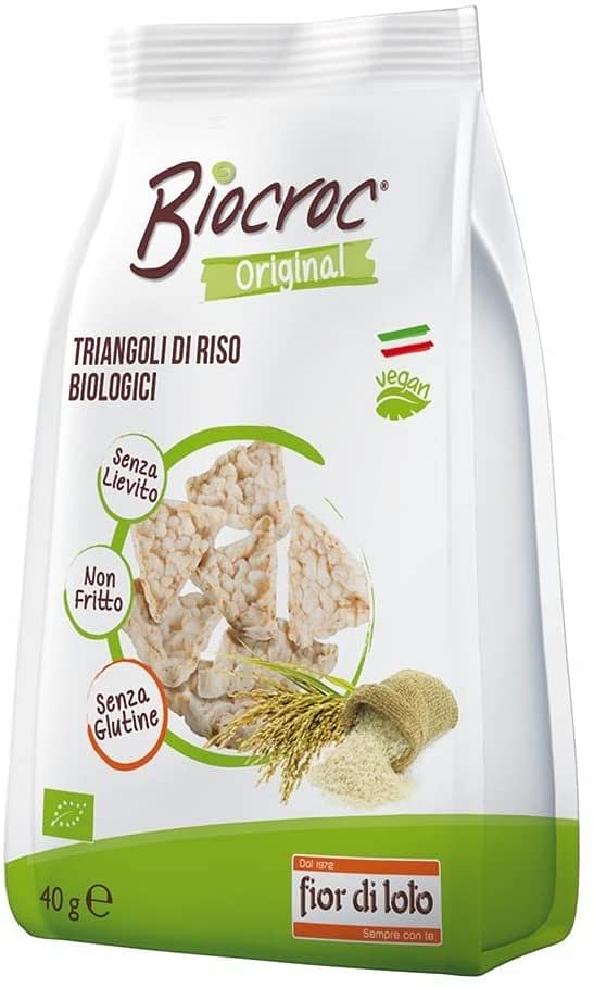 Biocroc Triangoli Di Riso Bio 40 G