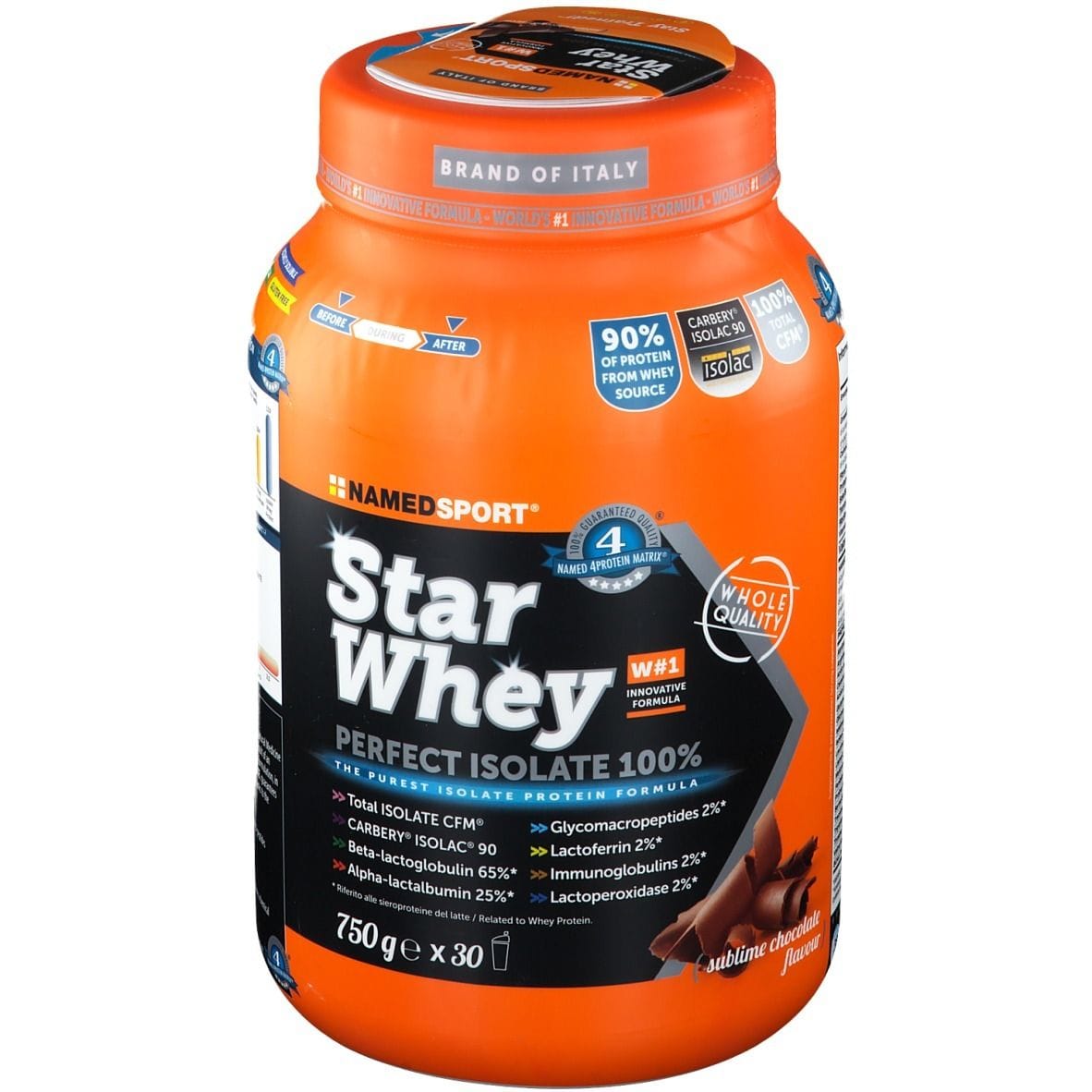 STAR WHEY SUBLIME CHOCOLATE 750 G CON EDULCORANTE SENZA GLUTINE